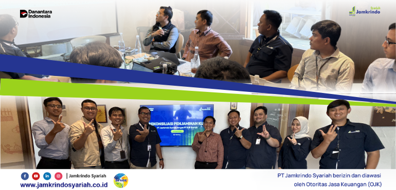 Perkuat Sinergi Dukung UMKM, Jamkrindo Syariah dan BJB Syariah Gelar Rekonsiliasi Penjaminan Pembiayaan KUR di Bandung