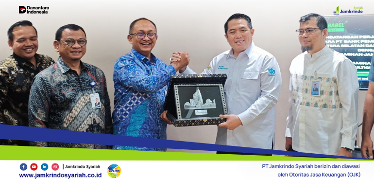Perkuat Sinergi, Jamkrindo Syariah dan Bank Sumsel Babel Jalin Kerja Sama Penjaminan Pembiayaan