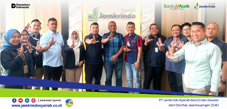 Perkuat Sinergi, Jamkrindo Syariah dan Bank Aceh Syariah Matangkan Perjanjian Kerja Sama Induk Penjaminan