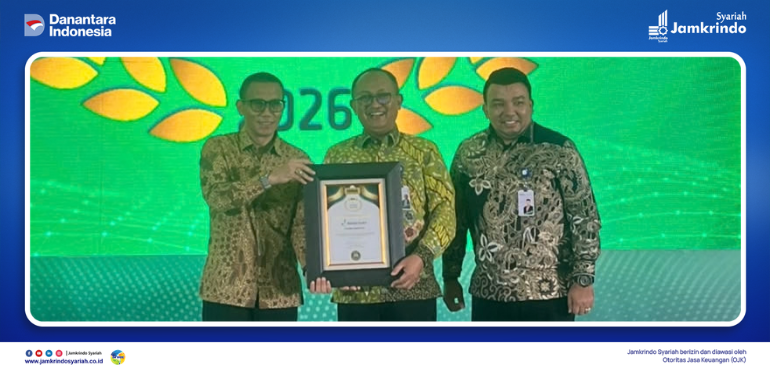 Jamkrindo Syariah Raih Penghargaan The Excellence Performance Sharia Guarantor Company 2026